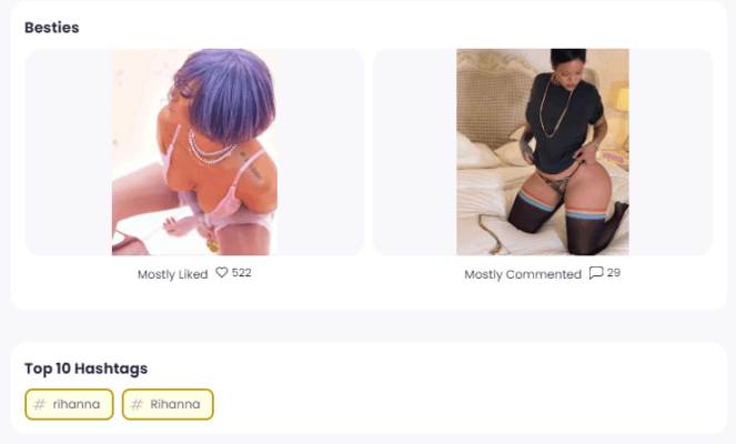 Top content and hashtags illustration